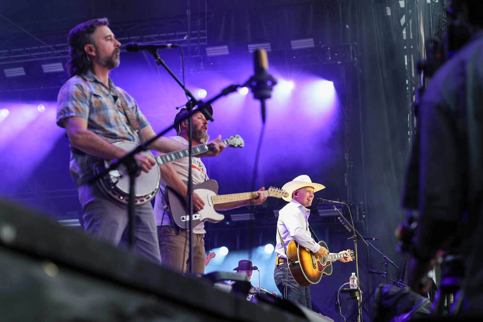 Turnpike Troubadours perform live on stage at McLane Stadium
