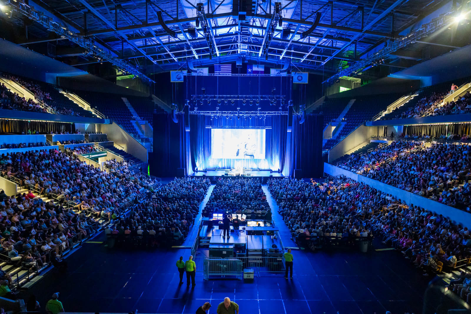Comedian Jeff Dunham performs live at the Foster Pavilion.