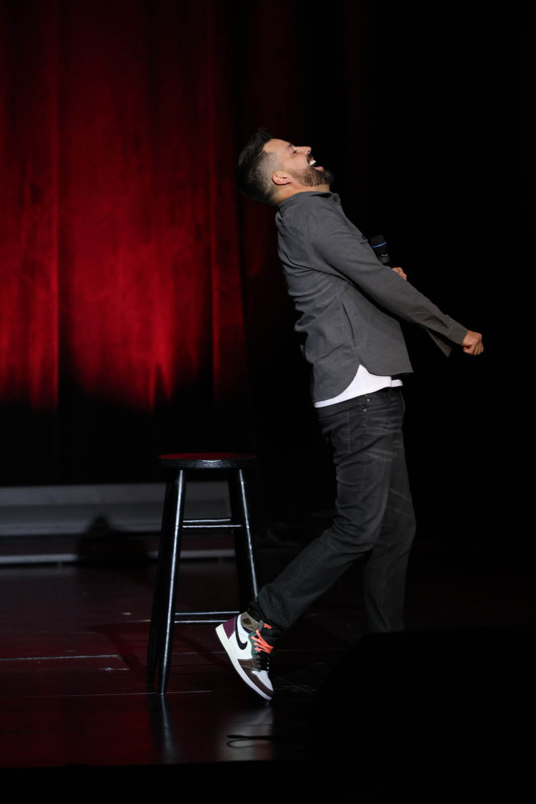 Comedian John Crist performs at Waco Hall