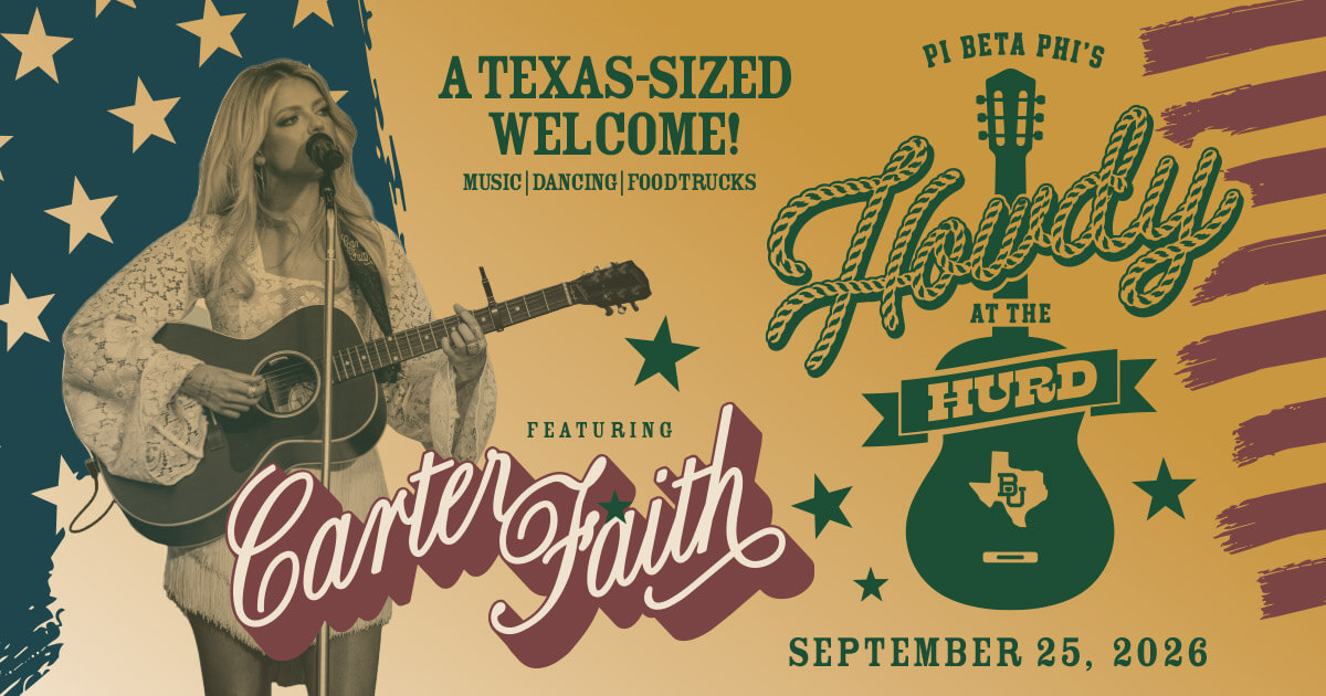 Carter Faith in Concert at Howdy at the Hurd | Students | Baylor University