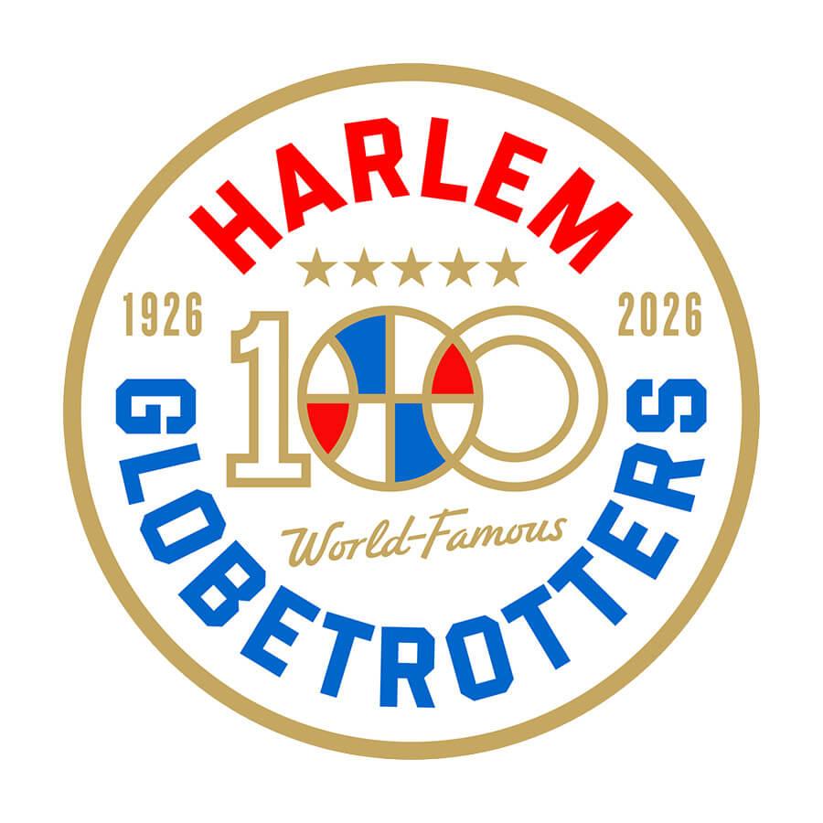 Harlem Globetrotters 100 Years 1926-2026 logo